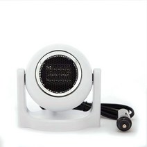 차량용품 12V 자동차미니온풍기 12v히터온풍기 무시동히터 자동차온풍기 130-200W 3초가열, 화이트