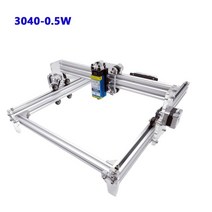 레이저커팅기 휴대형 소형 cnc 2 축 3040cm 레이저 조각 기계 데스크탑 프린터 레이저 조각 기계 나무 아크릴 돌 diy 미니 조각 도구, 0.5w