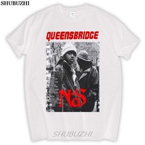 NAS 시놀로지나스 구축 서버Nas queensbridge t 셔츠 여름 남성 뜨거운 판매 o 목 100% 코 튼 남자 팬 탑, 02 WHITE_13 child height 140cm