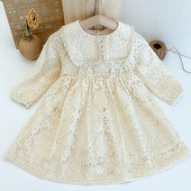 노블엔젤 아일렛 레이스 여아원피스 No 595