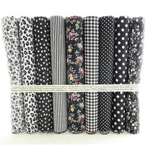 Booksew 코튼 패브릭 패치워크 바느질 quot레트로 터키석quot 번들 틸다 퀼팅 재료 스크랩북 묶음당 9 개 50x50cm 텔라스, AR1AF2P2Q+9 PCS 50x50cm
