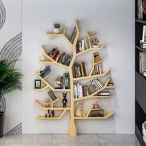 트리책장 나무 벽 선반 거실 사무실 책선반 스탠딩, 다른 상품 별도 문의
