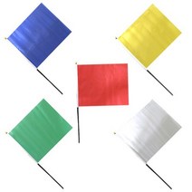 응원깃발 운동회 용품 도구 소품 파티친구사이, 1개, 노랑