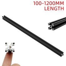 1pc 검정 1001200mm T슬롯 알루미늄 압출 프로파일 프레임CNC 조각 기계용 376eEA2b5, 협력사, 1200mm