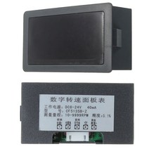 1Pc 4 디지털 LED 파란색 녹색 타코미터 RPM 속도 측정기 홀 근접 스위치 센서 NPN 12V 액세서리 세트, 한개옵션0