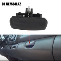 자동차팔걸이 Dodge Dakota Durango Ram 1500 1997-2000 용 블랙 그레이 글러브 박스 래치 오픈 핸들 5em34, 01 black