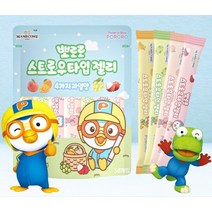 뽀로로 스틱형 우뭇가사리 젤리 스트로우 잴리 30개입 아동 유아 어린이 과일맛 간식, 뽀로로 스틱형 젤리 30개입