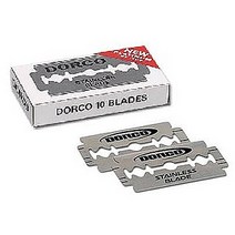 도루코 양날 면도날, 10개