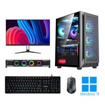 포유컴퓨터 게이밍 조립 컴퓨터 모니터 풀세트 PC 본체 최신 고사양 롤 배그 윈도우, GQ-PC01, [3]추가 X