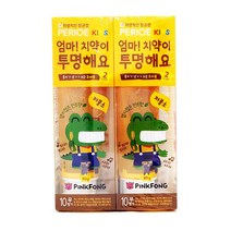 드림마켓 저불소!! 페리오 엄마 치약이 투명해요 핑크퐁2 (스텝2 80g) 2개입 어린이 치약, 1세트