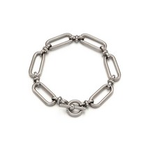 OST 볼드 일립스 체인 팔찌 OTB222223TSS