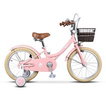 삼천리 접이식 변속기 자전거용 보조바퀴 자전거 보호장비, 분홍