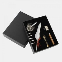 엔틱 깃털 잉크펜 선물 깃털펜 만년필 세트(화이트), 상세페이지 참조, 상세페이지 참조