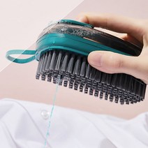 키밍 원터치 세제 브러쉬 올인원 일체형 청소솔 청소, bc 네이비