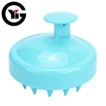 마사지 케어 브러쉬 두피 샴푸 실리콘브 관리 두피브 탈모, 샴푸브러쉬 03_핫핑크