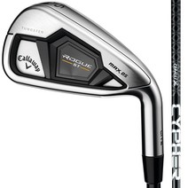 캘러웨이 여성용 로그 ST Max OS Lite 아이언 - 맞춤 제작, Left-Handed, Gap Wedge, Cypher Black 40 (Graphite) + L