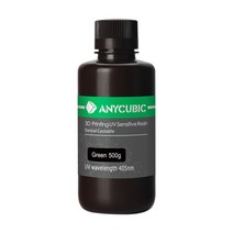 3d 프린트기 printer 기계 출력 대형 쓰리디 프린터 재료 Anycubic uv 수지 녹색 치과용 캐스터블 수지피부 치과용 비캐스터블 수지 인쇄 재료 impresora, 녹색 캐스터블, 협력사