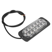 튜닝 자동차 스타일링 12V 12led 플래시 스트로브 라이트 비상 경고 신호 램프 노란색 조명 오토바이 트럭, 한개옵션0, 한개옵션0
