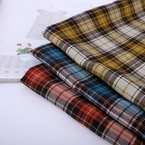 짱패브릭 폴리 체크 3color, 머스타드