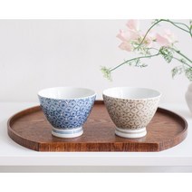 일본 아리타 종지 찬기 볼, 02 하사미 블루볼, 1개