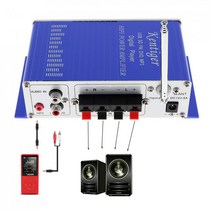 앰프스피커 Hi-Fi HY502 USB MP3 DVD CD FM SD 디지털 오토바이 자동 자동차 스테레오 플레이어 전력 증폭, 한개옵션0