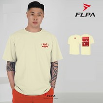 플라이파워 플파 티셔츠 배드민턴 상의 반팔티 굿에너지클럽 옐로우 FP-TS22107YE 남성 여성 배드민턴복