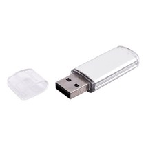 기가 바이트 USB 2.0 플래시 U 디스크 실버, 보여진 바와 같이, 하나