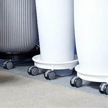 물받이선반 이동식 관공서 화분받침대 강의실 바퀴달린 베란다 심플, 블랙