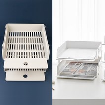 A4 2단 이면지함 서류함 용지함, 색상, 쿨그레이