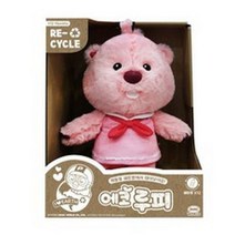 우야몰 에코 루피 인형 친환경 재활용 리사이클 재생원사 페트병13개 봉제 캐릭터 인형