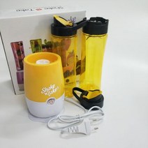 초음파세척기 휴대용 미니 전기 과즙 메이커 500ml 기능 과일 야채 블렌더 DIY, 노란색, 우리를, 230V-50Hz