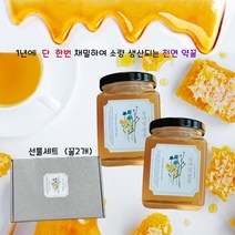 자연숙성약꿀 약초꿀 1년에 단 한번 소량생산 귀한 천연벌꿀 성마령 산야초 선물세트, 약꿀선물세트- 530gX2개