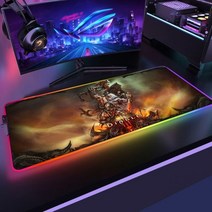 컴퓨터 데스크 키보드 마우스 장패드 게임 사무용 매트 681095 RGB 패드 디아블로 3 대형 백라이트 XXL LED 게이머 Mause 카펫 CS 용, A12_300x600x3mm