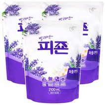 [ 피죤 ] 퍼플 라벤더 리필 2100ml / 섬유유연제 일반드럼겸용, 3개