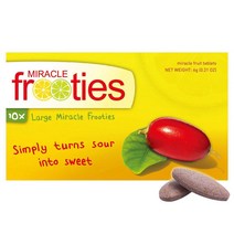 Energy Yellow - 10 count (Pack of 1) Miracle Frooties Large Miracle Berry Tablet 100% Natural Gro, 1
