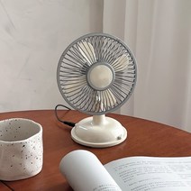 옛날선풍기 레트로꼬마선풍기 엔틱 빈티지 선풍기 탁상 소형 미니 맛없는 qinghuan 복고풍 흔들리는 머리 작은 팬 usb 데스크탑 크림 사무실 홈 책상 팬, 크림 레트로 선풍기, 크림 레트로 선풍기