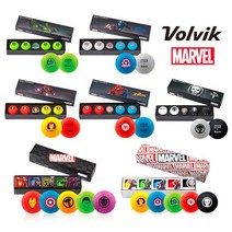 볼빅 마블 비비드 골프공 3피스 4p 롱세트, 헐크