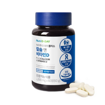 뉴트리디데이 플러스 칼슘 앤 비타민D 60g, 9개, 60정