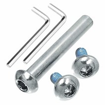 OTFAITP M8x33mm 나사 2-3-4륜 아동용 스쿠터 교체용 마이크로 미니 접이식 킥 스쿠터 어린이 스쿠터 차축 수리 (33), 53 Millimeters