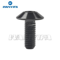 스크류 스크류볼트 콘크리트피스 Wanyifa티타늄 볼트 M6 x 12 15 20mm M8x25mm 우산 머리 나사 자전거 바이크 바이크 바이크 오토바이 볼트, [03] Blk, [01] M8, [04] 25mm
