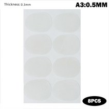 관악기 8 pcs 실리콘 고음알토테너 색소폰 클라리넷 마우스피스 패치 패드, 3