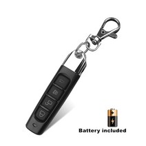 Kebidu 차고 문 원격 제어 433MHZ 자동 쌍 복사 4 키 버튼 오프너 복사기, 04 Black Lock