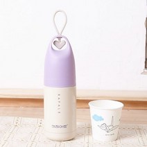 키친아트 라팔 러블리 보온병, 퍼플, 260ml