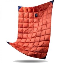 캠핑 차박 담요 겨울 방한 야외 다기능 다운 초경량 오리 다운 작은 이불 여행 인스타, 주황색