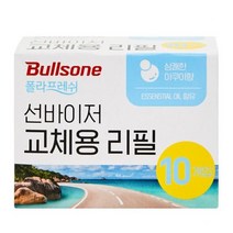 불스원 폴라프레쉬 선바이저 방향제 리필 10개입 아쿠아, 10개