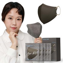 누이누아 아이테라 새부리형 원킬 구리 마스크 대형(L), 10개입, 1개, 차콜그레이