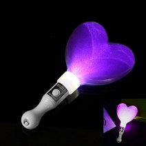 우주마켓 콘서트 야광봉 응원봉 형광스틱 LED 야광 형광봉 하트봉 콘서트봉 불빛 하트 봉 퍼플