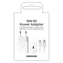 삼성전자 EP-T1510X USB-PD 15W 1포트 충전기 (케이블 미포함) 정품, EP-T1510XWKGKR, 화이트