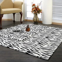 뉴지브라 극세사 카페트 150x200, 블랙