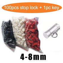 출퇴근기록기 얼굴인식 근태 지문 인식기 101 개 도매 플라스틱 EAS 보안 정지 잠금 소매 상점 디스플레이, 06 4mm Red and Key